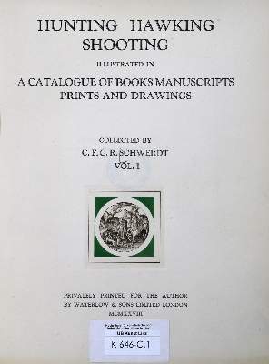 Bild Nr.2: 128-1181 Schwerdt,C.F.G.R.: (Bibliographie und Buchwesen)