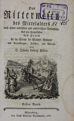 Bild Nr.1: 128-1236 Klüber,J.L.: (Ritterwesen)