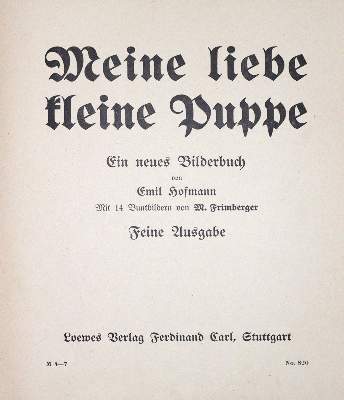 Bild Nr.1: 128-1261 Hofmann,E.: (Kinder- und Jugendbücher)