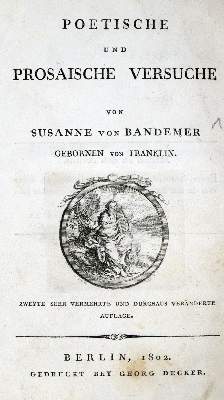 Bild Nr.1: 128-1320 Bandemer,S.v.: (Literatur und illustrierte Bücher bis 19.Jahrhundert)
