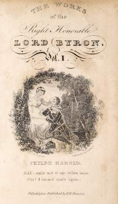 Bild Nr.1: 128-1328 Byron,(G.G.).: (Literatur und illustrierte Bücher bis 19.Jahrhundert)