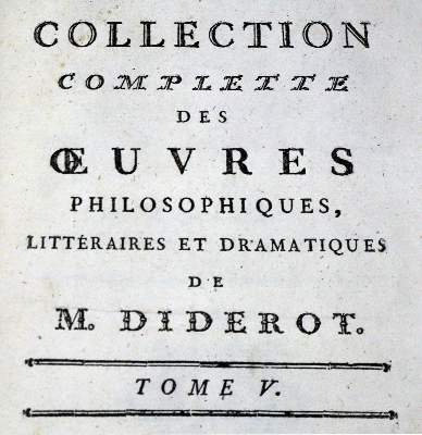 Bild Nr.1: 128-1341 Diderot,(D.).: (Literatur und illustrierte Bücher bis 19.Jahrhundert)