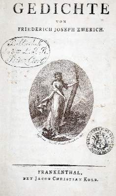 Bild Nr.1: 128-1357 Emerich,F.J.: (Literatur und illustrierte Bücher bis 19.Jahrhundert)
