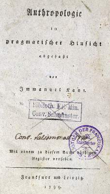 Bild Nr.1: 128-1399 Kant,I.: (Literatur und illustrierte Bücher bis 19.Jahrhundert)