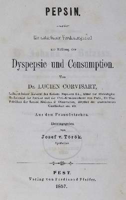 Bild Nr.1: 128-140 Corvisart,L.: (ZZRückgänge Sgl. Prof. Büttner Teil 1 und 2)