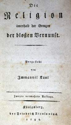 Bild Nr.1: 128-1401 Kant,I.: (Literatur und illustrierte Bücher bis 19.Jahrhundert)