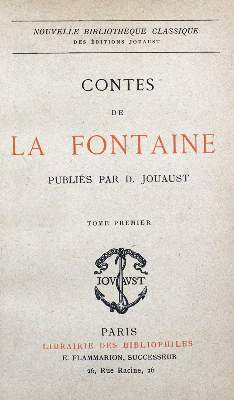 Bild Nr.1: 128-1414 La Fontaine,J.de.: (Literatur und illustrierte Bücher bis 19.Jahrhundert)