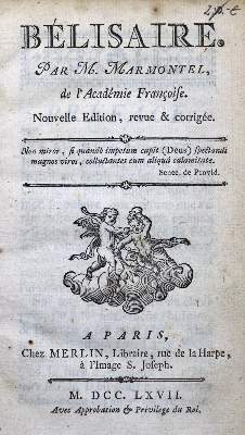 Bild Nr.1: 128-1434 Marmontel,(J.F.).: (Literatur und illustrierte Bücher bis 19.Jahrhundert)