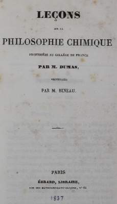 Bild Nr.1: 128-145 Dumas,(J.B.).: (ZZRückgänge Sgl. Prof. Büttner Teil 1 und 2)