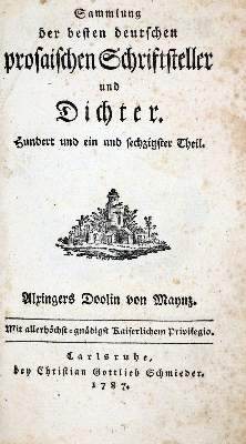 Bild Nr.1: 128-1470 Sammlung: (Literatur und illustrierte Bücher bis 19.Jahrhundert)