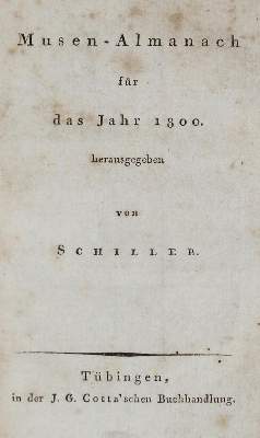 Bild Nr.1: 128-1481 Schiller,F. (Hrsg.).: (Literatur und illustrierte Bücher bis 19.Jahrhundert)