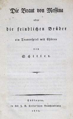 Bild Nr.1: 128-1484 Schiller,(F.)v.: (Literatur und illustrierte Bücher bis 19.Jahrhundert)