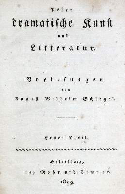 Bild Nr.1: 128-1489 Schlegel,A.W.: (Literatur und illustrierte Bücher bis 19.Jahrhundert)