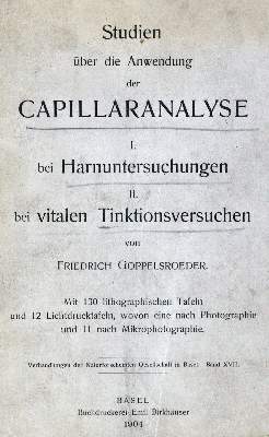 Bild Nr.1: 128-152 Goppelsroeder,F.: (ZZRückgänge Sgl. Prof. Büttner Teil 1 und 2)