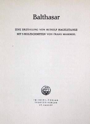 Bild Nr.1: 128-1600 Hagelstange,R.: (Literatur und illustrierte Bücher 20.Jahrhundert - Alte Literatur in modernen Ausgaben)