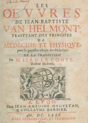 Bild Nr.1: 128-161 Helmont,J.B. van.: (ZZRückgänge Sgl. Prof. Büttner Teil 1 und 2)