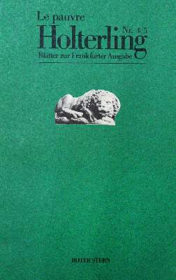 Bild Nr.1: 128-1611 Hölderlin,F.: (Literatur und illustrierte Bücher 20.Jahrhundert - Alte Literatur in modernen Ausgaben)