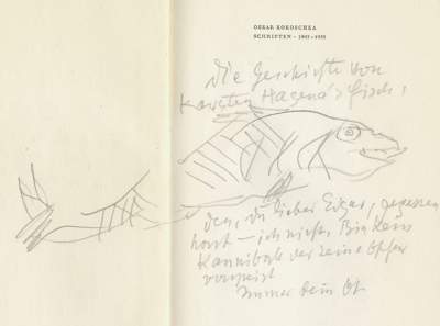 Bild Nr.1: 128-1649 Kokoschka,O.: (Literatur und illustrierte Bücher 20.Jahrhundert - Alte Literatur in modernen Ausgaben)