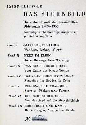 Bild Nr.1: 128-1667 Luitpold,J.: (Literatur und illustrierte Bücher 20.Jahrhundert - Alte Literatur in modernen Ausgaben)