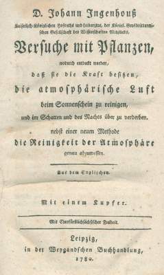 Bild Nr.1: 128-168 Ingenhousz,J.: (ZZRückgänge Sgl. Prof. Büttner Teil 1 und 2)