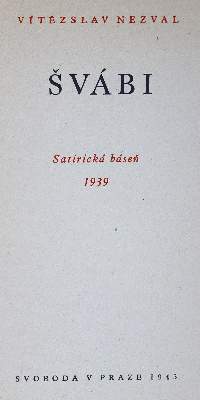 Bild Nr.1: 128-1693 Nezval,V.: (Literatur und illustrierte Bücher 20.Jahrhundert - Alte Literatur in modernen Ausgaben)
