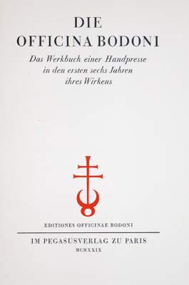 Bild Nr.1: 128-1696 Offina Bodoni, Die.: (Officina Bodoni)