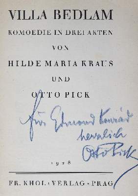 Bild Nr.1: 128-1703 Kraus,H.M. u. O.Pick.: (Pick)