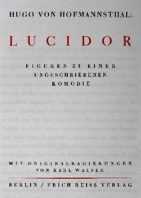 Bild Nr.2: 128-1774 Hofmannsthal,H.v.: (Walser)