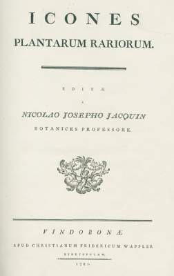 Bild Nr.1: 128-1807 Jacquin,N.J.: (Botanik)