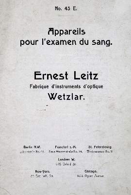 Bild Nr.1: 128-183 Leitz,E.: (ZZRückgänge Sgl. Prof. Büttner Teil 1 und 2)