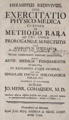 Bild Nr.3: 128-1840 Cohausen,J.H.: (Medizin)