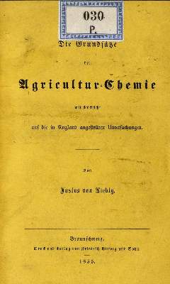 Bild Nr.1: 128-185 Liebig,J.v.: (ZZRückgänge Sgl. Prof. Büttner Teil 1 und 2)