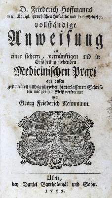 Bild Nr.1: 128-1854 Hoffmann,F.: (Medizin)