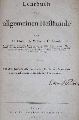 Bild Nr.1: 128-1859 Hufeland,C.W.: (Medizin)