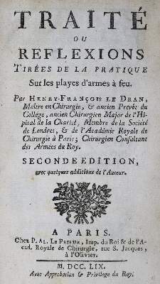 Bild Nr.1: 128-1863 Le Dran,H.F.: (Medizin)