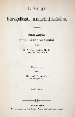 Bild Nr.1: 128-1871 Hering,C.: (Medizin, Pharmazie)