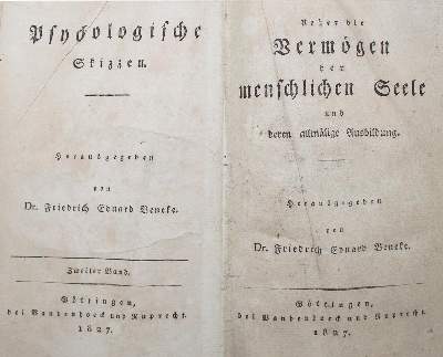 Bild Nr.1: 128-1874 Beneke,F.E. (Hrsg.).: (Medizin, Psychologie)
