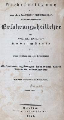 Bild Nr.1: 128-1881 Rademacher,J.G.: (Medizin)
