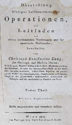 Bild Nr.1: 128-1895 Zang,C.B.: (Medizin)