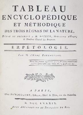 Bild Nr.1: 128-1898 Bonnaterre,J.P.: (Zoologie)