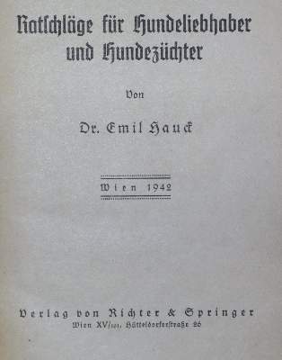 Bild Nr.1: 128-1915 Sammlung: (Zoologie, Hunde)