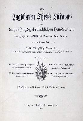Bild Nr.1: 128-1920 Walther,F.L.: (Zoologie, Hunde)