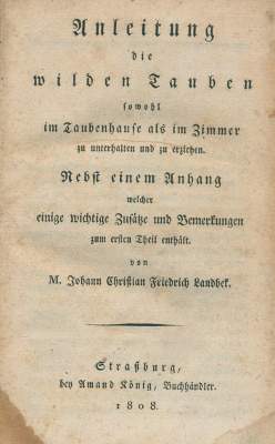 Bild Nr.1: 128-1975 Landbek,J.: (Zoologie, Vögel, Tauben)