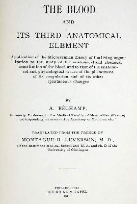Bild Nr.1: 128-2 Bechamp,A.: (Aus der Sammlung Professor Dr.Dr.Johannes Büttner Teil 1)