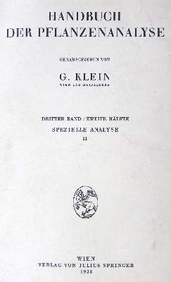 Bild Nr.1: 128-2041 Klein,G. (Hrsg.).: (Verschiedene Gebiete - Varia, Chemie)
