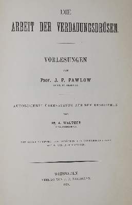 Bild Nr.1: 128-206 Pawlow,J.P.: (ZZRückgänge Sgl. Prof. Büttner Teil 1 und 2)