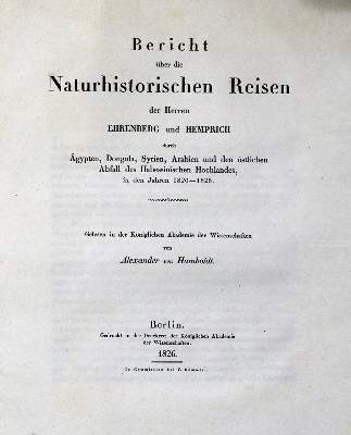 Bild Nr.1: 128-2067 Humboldt,A.v.: (Verschiedene Gebiete - Varia)