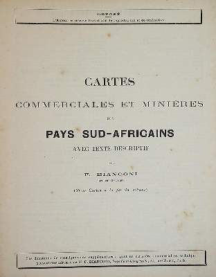 Bild Nr.1: 128-2121 Bianconi,F.: (Afrika, Geologie - Mineralogie u. Paläontologie)