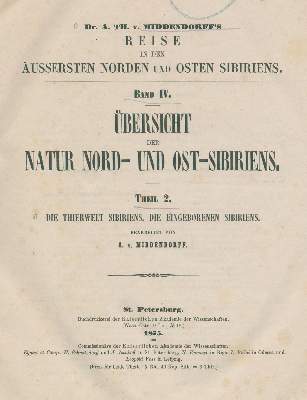 Bild Nr.1: 128-2148 Middendorff,A.v.: (Arktis-Antarktis-Nordländer)