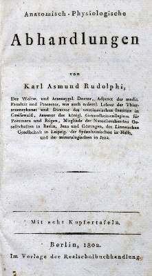 Bild Nr.1: 128-215 Rudolphi,K.A.: (ZZRückgänge Sgl. Prof. Büttner Teil 1 und 2)